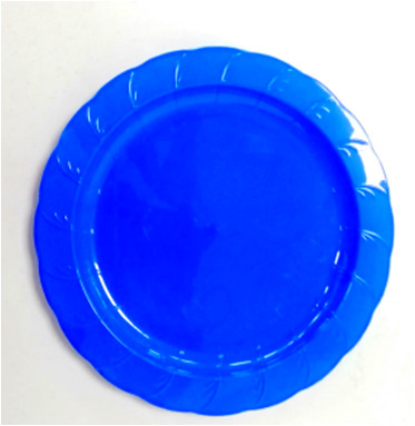 Quality 7.25 Inch Ps Plate With Rim Custom Hot Sale Edible Dinner Party Candy Color Dishes Easy To Use for sale