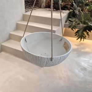 Buy cheap Round Plastic Hanging Planters 260*260*120MM For Indoor / Outdoor Spaces from wholesalers