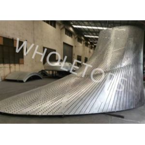 Buy cheap Welding Joint Perforation Curved Aluminum Panels  2.5mm Thickness from wholesalers