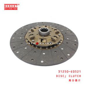 Buy cheap 31250-E0521 Clutch Disc for ISUZU HINO500 J08E from wholesalers