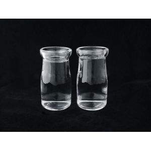 Buy cheap Personalised Printing Clear Glass Beverage Bottles 115ML with PP Cap from wholesalers