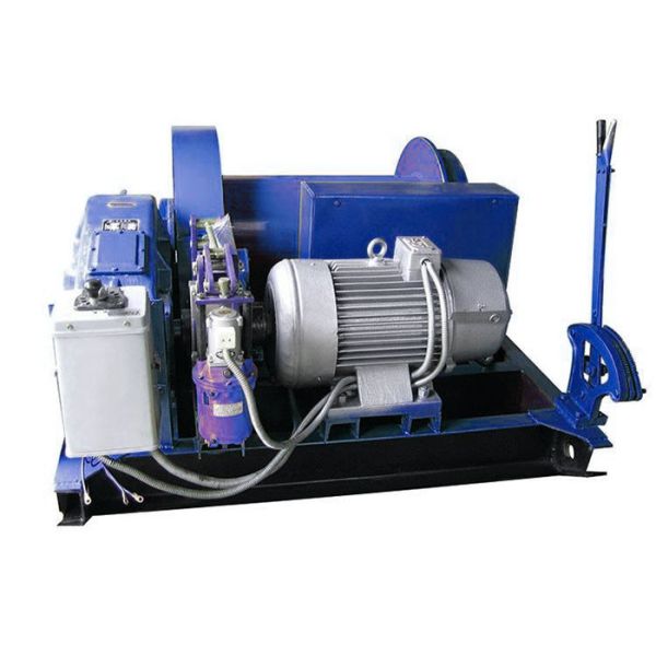 Electric Mine Machine With Grooved Sleeve , Windlass Machine With Winch