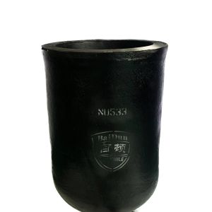 Buy cheap Carborundum Graphite Induction Furnace Crucible Cylindrical Straight Barrel Crucible from wholesalers