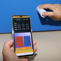 China 8mm Aperture SCI 3nh Color Reader CR3 Mini Colorimeter With D/8 APP Software for sale