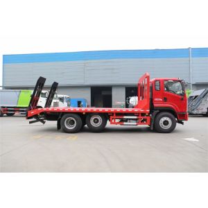Factory Cheap Price 4x2 Wrecker Bed Truck 20ft Container Carry Flatbed Truck