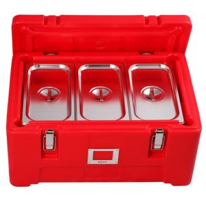 Buy cheap 30L Insulated Food Boxes GN Food Pan Transport Containers from wholesalers