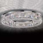 Buy cheap Square Round K9 Crystal Flush Mount Ceiling Light ODM from wholesalers