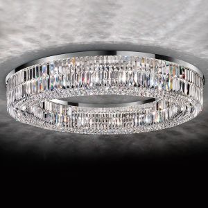 Buy cheap Square Round K9 Crystal Flush Mount High Ceilings Chandeliers ODM from wholesalers