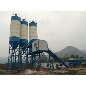 Buy cheap Concrete Mixing Plant Cement Plant Equipments With 80mm Maximum Aggregate Size from wholesalers