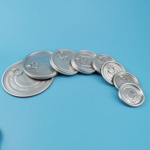 Buy cheap Ardboard Tube Aluminum EOE 126.5mm Tin Can Lids from wholesalers