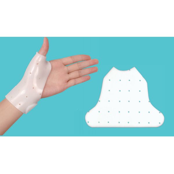 Buy cheap White Custom Thermoplastic Splint Thumb Gauntlet Splint ISO9001 Approved from wholesalers