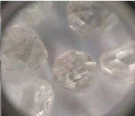 Synthetic uncut diamond HPHT white rough diamond lab grown diamond for jewelry