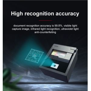 2 Seconds Scan Speed Sinosecu QR Code Reader for Airport Device in Passport