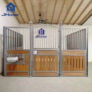 Buy cheap High Quality European Style Stables Galvanized Bamboo Filling Permanent Stables from wholesalers