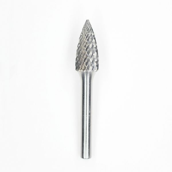 Buy cheap SG-51 1/4'' Solid Carbide Burr Pointed Tree Carbide Burr On 1/8" Shank from wholesalers
