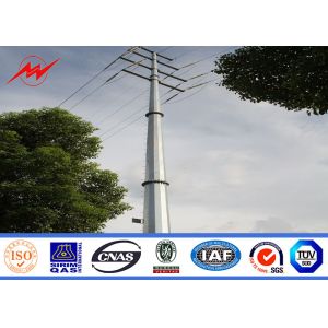 Buy cheap 14m africa bitumen electrical power pole for power transmission from wholesalers