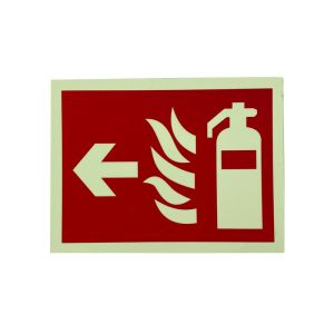Buy cheap Self Luminous Fire Extinguisher Safety Sign Direction Point Distinguisher For Hospital from wholesalers