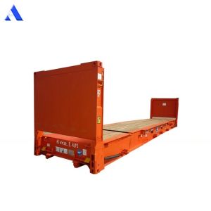 Buy cheap 20ft 20 ft 20 Flat Rack Flatrack Container Ocean Shipping Containers Tare Weight 2750KGS Floor 28mm Plywood Floor from wholesalers