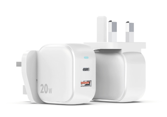 Buy cheap LumiCharge Dual LED Charger Dual USB-A & USB-C Ports with Smart Power Indicator Lights from wholesalers