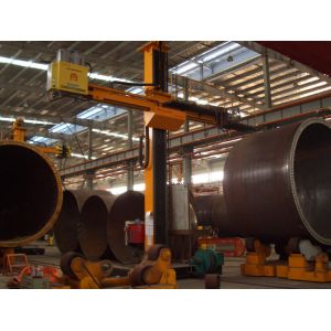 LH Series Column and Boom Welding Manipulator With Safety Ladder in the Wind