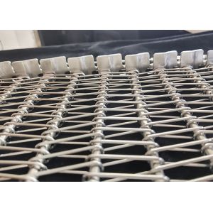 1.6m Width Food Grade Wire Mesh Belt For Frozen Food Industries