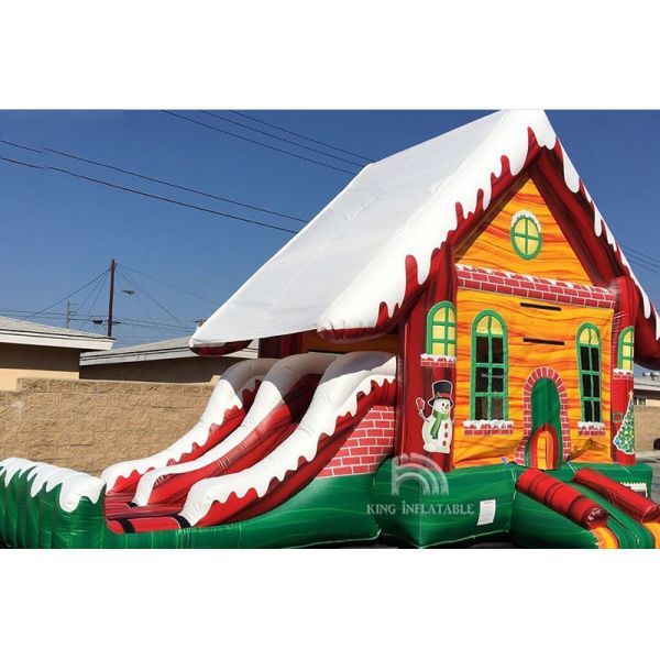 Kids Party Princess Carriage Bounce House With Slide Commercial Inflatable Bouncer Castle For Girls