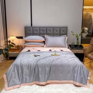 Buy cheap Hospital Customized Size Embroidered Tencel Four-Piece Set for Cooling Summer Nights from wholesalers