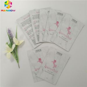 Buy cheap Facial Mask Cosmetic Packaging Bag Aluminum Foil Glossy Printed Surface Finish from wholesalers