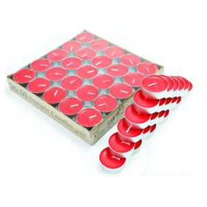 Buy cheap 12g 24g 4hrs 8 Hours Coloured Tealight Candles Paraffin Wax Mini For Wedding from wholesalers