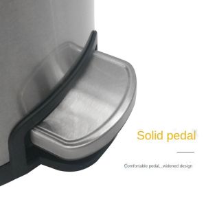 Buy cheap Household 10L Lobby Garbage Cans Stainless Steel Pedal Garbage Can from wholesalers