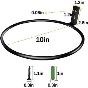 Buy cheap Wall Mount Flower Pot Brackets for Balcony 5mm Thickness Hanger Hook Ring Bracket from wholesalers