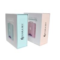 Buy cheap Rigid Electronics Packaging Boxes With Plastic Handle And Flap Glossy Matt product