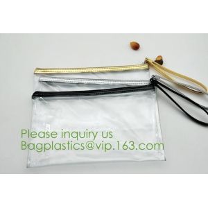 Buy cheap Packaging Bag Customized PVC Zipper Bag,frosted slider transparent Zip lockk water proof clear pvc custom bag bags zipper from wholesalers