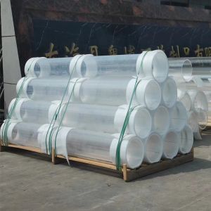 Buy cheap Heating Quartz Glass Tube Transparent Semiconductor High Transmittance from wholesalers