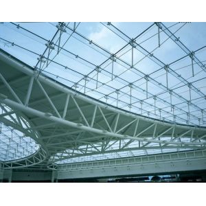 Buy cheap Cutting Service Prefabricated Steel Structures Hangar Bolt Connection Included from wholesalers