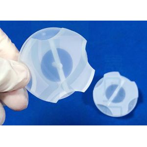 Buy cheap Cnc Custom Made Sio2 Quartz Glass Plate , Precision Glass Machining from wholesalers