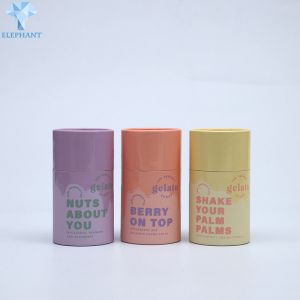 China Recyclable Tea Coffee Kraft Tubes Packaging Brown CMYK Printing on sale