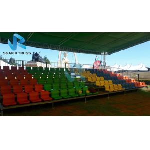 Mobile Steel Academy Stadium Seats , Large Movable Rockies Stadium Seating