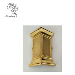 Buy cheap High Polished Silver Swing Coffin Handle With Plastic Panel Covered from wholesalers