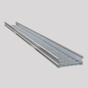 China Rectangular / Trapezoidal 500mm Cable Tray Hot dip Galvanized Silvery on sale