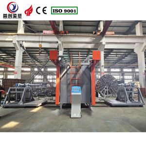 Fast Speed Shuttle Rotomolding Machine PLC Control Electrical