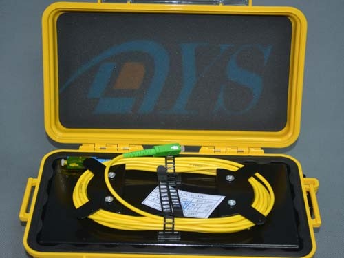 Buy cheap Black / Yellow OTDR Fiber Optic Odf Launch Cable Box with SC / APC Connector from wholesalers