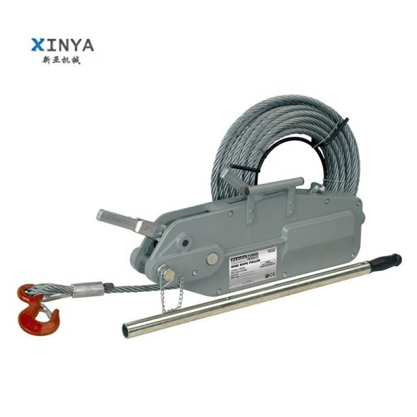 Buy cheap Portable 3.2 Ton Manual Wire Rope Winch with 20M Lifting Height for Construction Hoist from wholesalers
