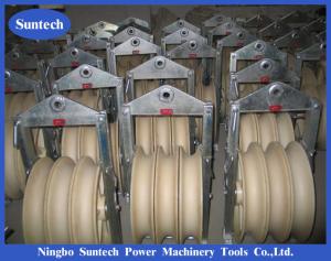 China Dia 660mm Conductor Stringing Blocks , Stringing Equipment For Overhead Power Lines on sale China Dia 660mm Conductor Stringing Blocks , Stringing Equipment For Overhead Power Lines on sale