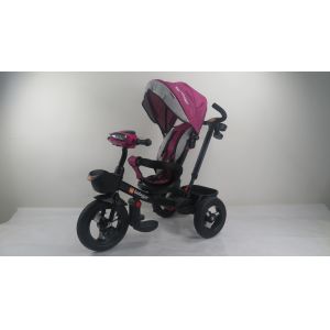 Stroller Octagonal Tube 4-In-1 Aluminum Alloy Explosion-Proof Wheels Front 10 Rear 8 With Music Head