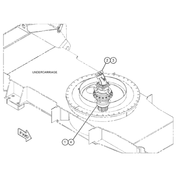 Caterpillar 1527372 Parts scheme DRIVE GP-SWING