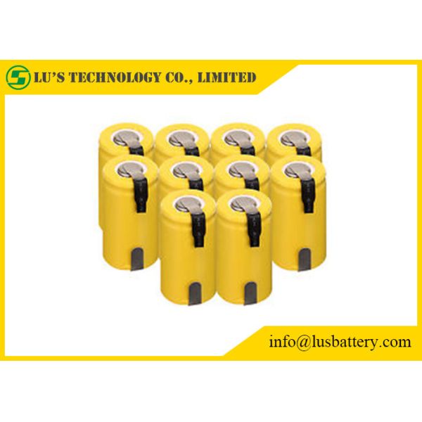 1.2V SC Type Nickel Cadmium Battery Sub C Nimh Batteries With Tabs Long Cycle