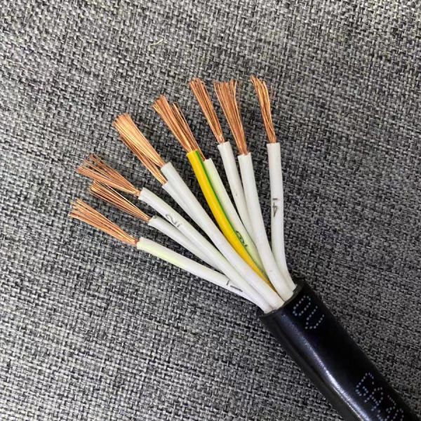Low Voltage Pure Copper PVC Sheathed Cable Flexible Electric Cable 0.3-10mm2 For Household