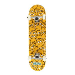 Buy cheap Meow Skateboards Slicker Pile White Complete Skateboard - 8" x 32" from wholesalers