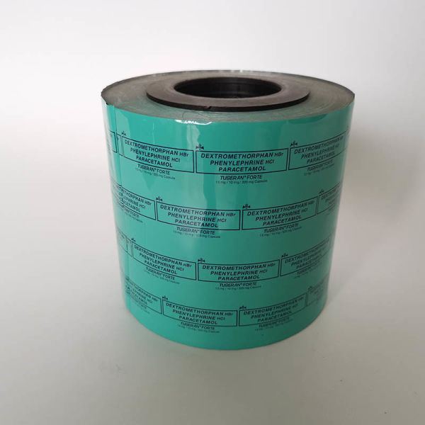 Quality 130mm 85 Micron Light Proof Printed Packaging Film Roll for sale